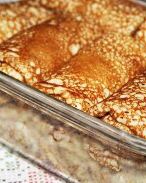 Блины с говядиной