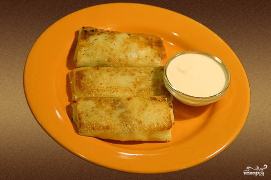 Рецепт блины с курицей и грибами