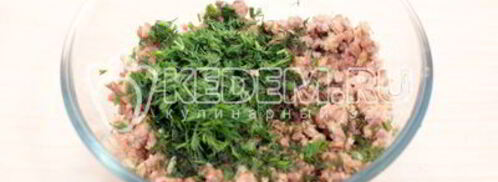 блины с мясом. Шаг 7