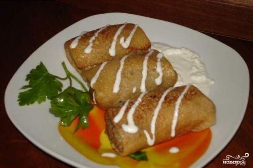 Рецепт блины с языком