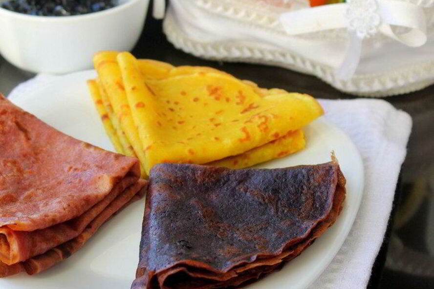 Рецепт блины яркое настроение