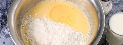 фаршированные блины с фаршем. Шаг 7