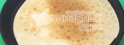 фаршированные блины с грибами и сыром. Шаг 4