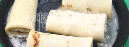 фаршированные блины с грибами и сыром. Шаг 9