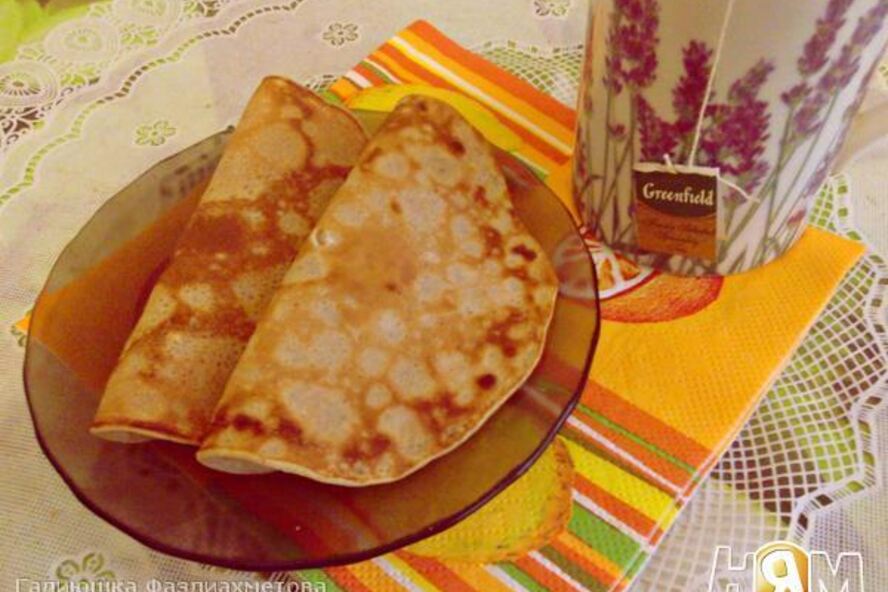 Рецепт овсяные блинчики с отрубями