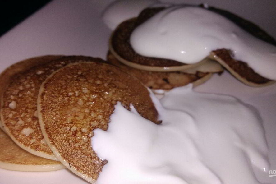 Рецепт панкейки на кислом молоке и ряженке