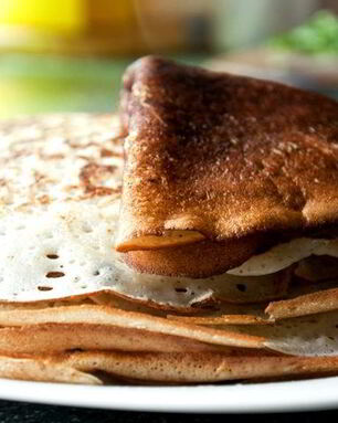 Постные блины на закваске