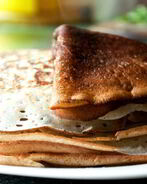 Постные блины на закваске