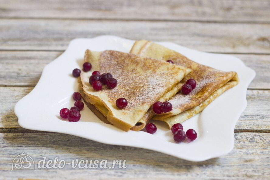 Рецепт простые блины на кефире