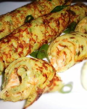 Пряные кабачковые блинчики