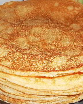 Разливные блинчики на молоке