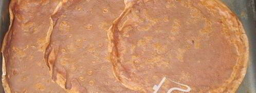 шоколадные блины с суфле полумесяц. Шаг 3