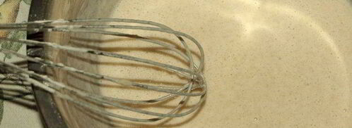 спельтовые блины с фруктозой. Шаг 4