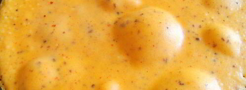 томатные блинчики с пряной тыквой и брынзой. Шаг 2