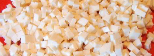 томатные блинчики с пряной тыквой и брынзой. Шаг 6