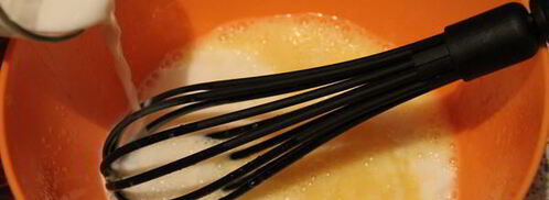 тонкие блинчики с творогом. Шаг 2