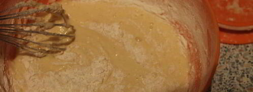 тонкие блинчики с творогом. Шаг 3