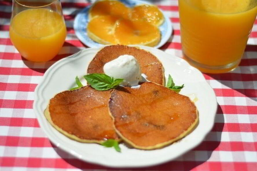 Рецепт творожные блинчики с изюмом