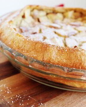 Яблочные панкейки