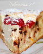 Большая ватрушка с шоколадными дропсами