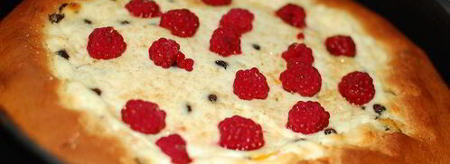 большая ватрушка с шоколадными дропсами. Шаг 4