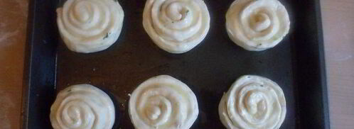 булочки аппетитные с сыром и ветчиной. Шаг 12