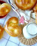 Булочки молочные Сердечки