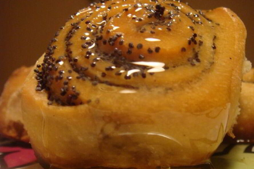 Рецепт булочки-розочки в двух начинках