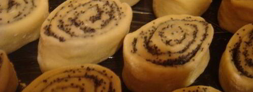 булочки-розочки в двух начинках. Шаг 4