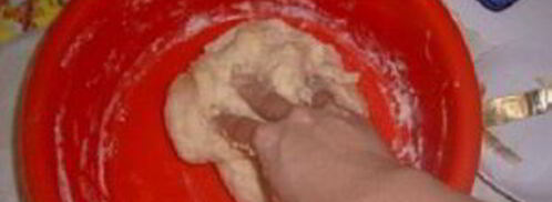 булочки с колбасой. Шаг 4