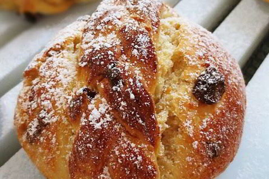 Рецепт булочки с косичкой