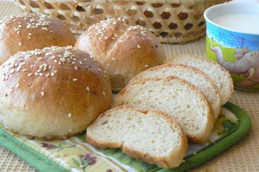 Рецепт булочки с мукой и творогом