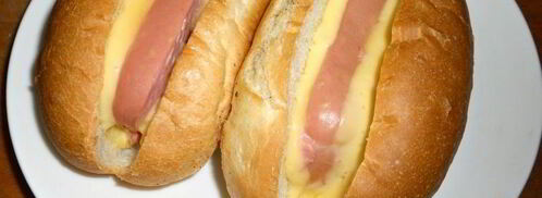 булочки с сардельками и сыром в микроволновке. Шаг 5