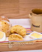 Булочки с сыром на молоке