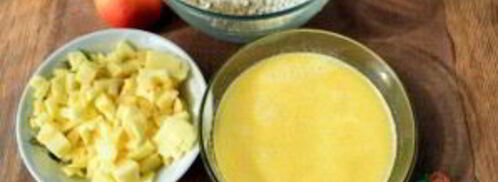 булочки с яблоками, грушей и пряностями. Шаг 2