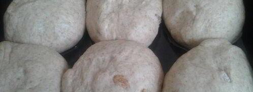 булочки-саечки цельнозерновые с изюмом. Шаг 5