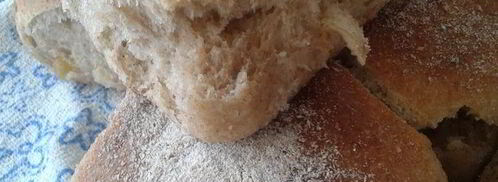 булочки-саечки цельнозерновые с изюмом. Шаг 6