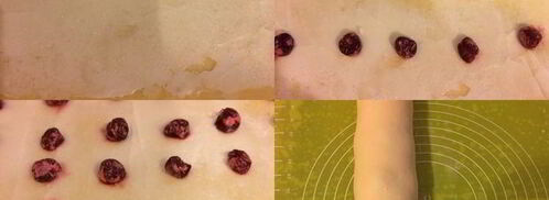 булочки со сливочным сыром и вишней. Шаг 4