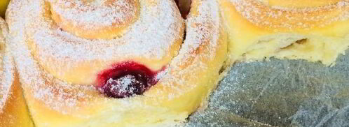 булочки со сливочным сыром и вишней. Шаг 8