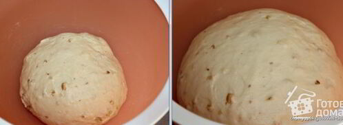 булочки-улитки с салями и моцареллой. Шаг 3