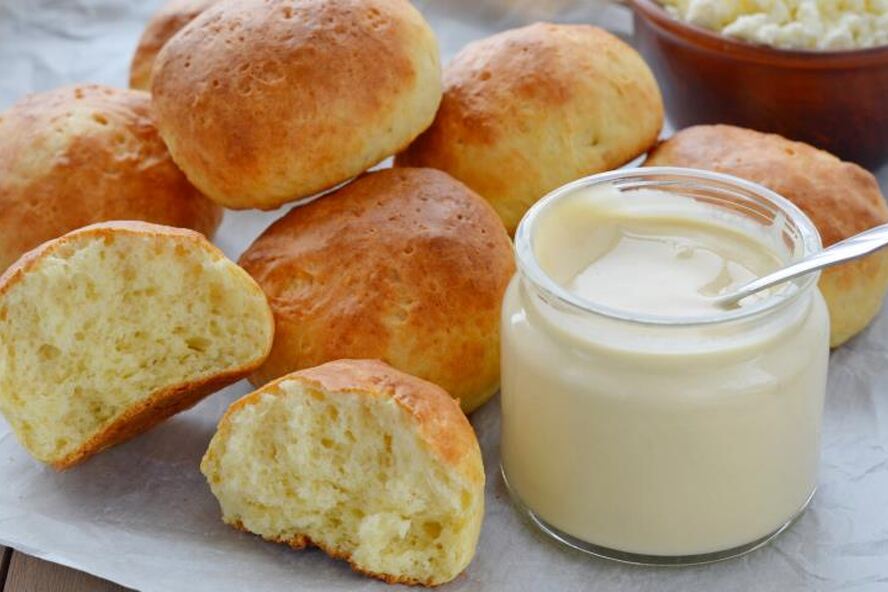 Рецепт быстрые творожные булочки со взбитым медом