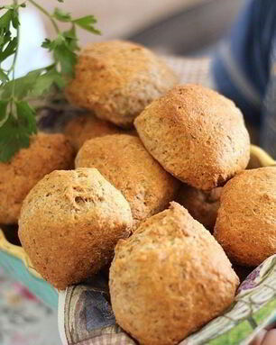 Быстрые творожные булочки