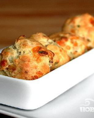 Гужеры с сыром и беконом