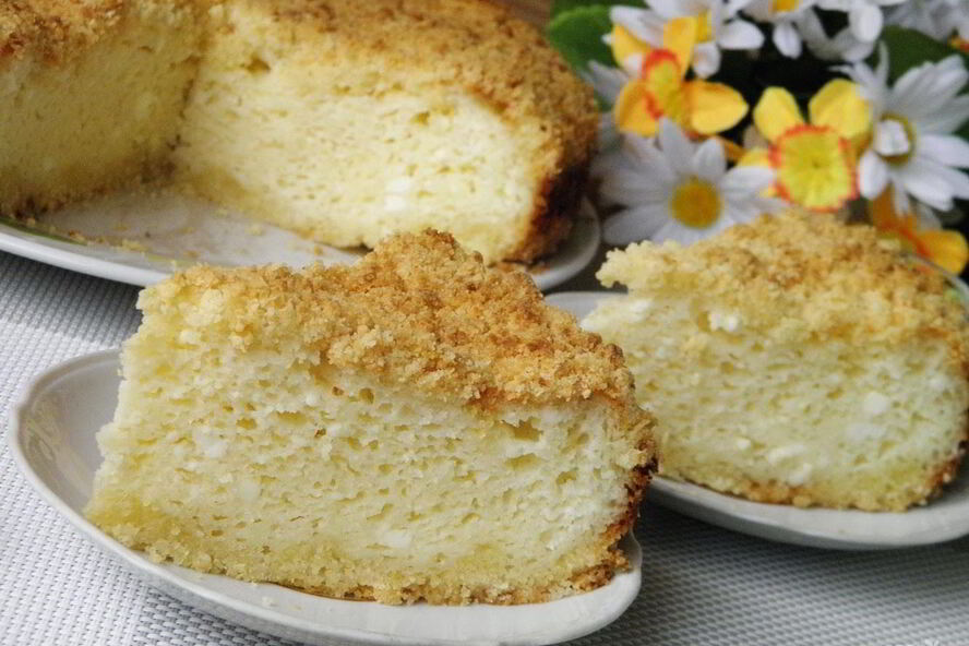 Рецепт королевская ватрушка с творогом