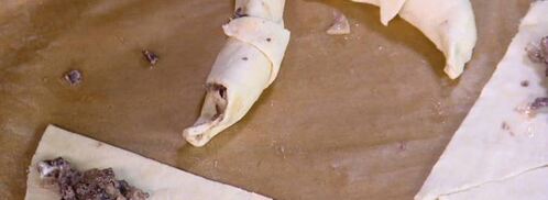 мини-круассаны с оливками. Шаг 8