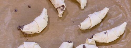 мини-круассаны с оливками. Шаг 9