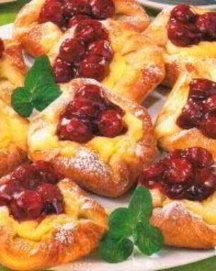 Плюшки из слоеного теста