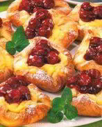 Плюшки из слоеного теста