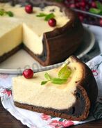 Шоколадная королевская ватрушка с какао