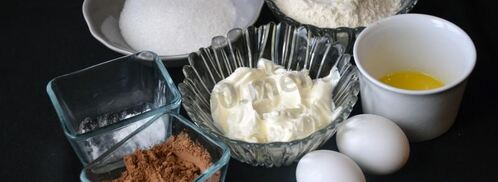 шоколадная королевская ватрушка с какао. Шаг 4